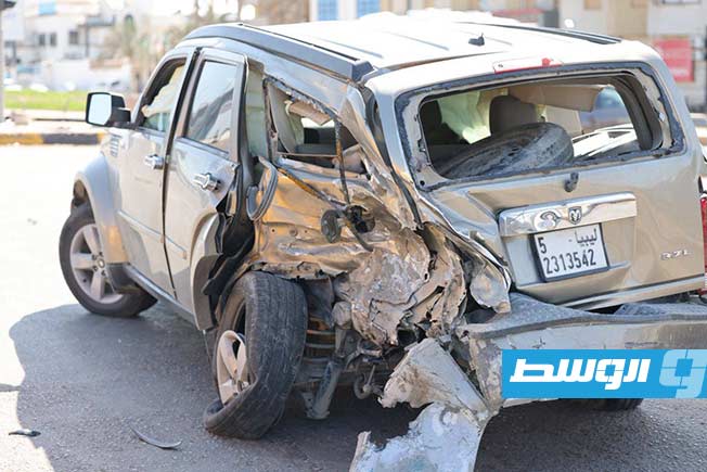 إصابات في حادثين مرورين بطرابلس بسبب تجاوز الإشارة الضوئية الحمراء