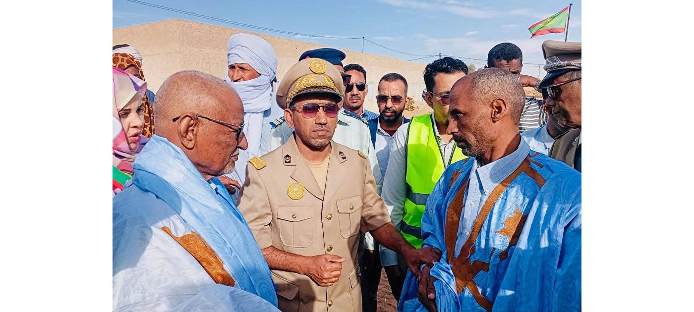 والي لبراكنة يختتم جولته التفقدية لمقاطعات الولاية بزيارة مقطع لحجار