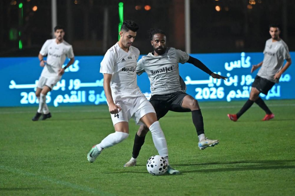 راشد بن منصور بن زايد يشهد ختام الجولة الأولى من كأس منصور بن زايد ويفتتح بطولة «البلاي ستيشن»