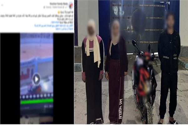 كشف ملابسات سرقة دراجة مندوبة توصيل في الإسماعيلية| فيديو