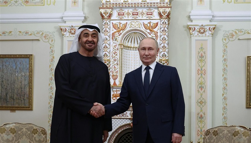 محمد بن زايد وبوتين يؤكدان ضرورة الوقف الفوري للأعمال العسكرية وتغليب الحلول الدبلوماسية