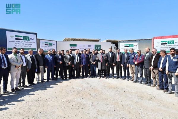 السعودية تسلّم سوريا مساعدات طبية متنوعة