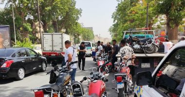 سحب رخص 34 دراجة نارية وتوك توك مخالف بأسوان