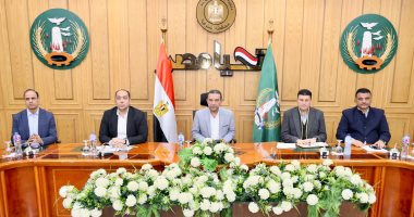 محافظ المنوفية يناقش الموقف التنفيذي لمشروعات الرصف ومبادرة حياة كريمة