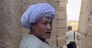 وفاة حارس معبد الكرنك مبارك عبد الباسط بعد أيام من واقعة إكرامية سائح