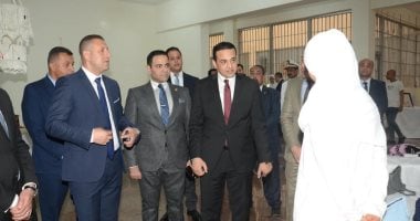 محامى عام حلوان ورئيس النيابة يفتشان مركز الإصلاح بـ15 مايو