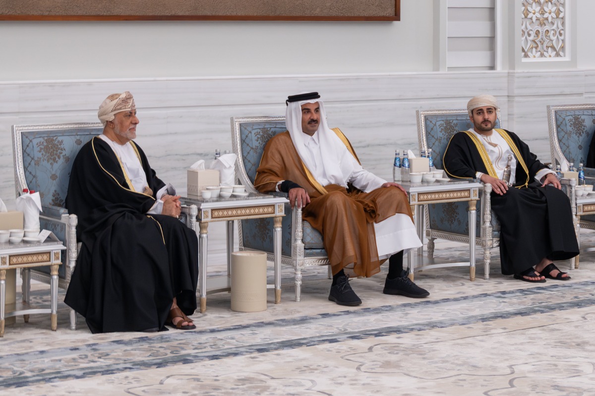 ‫ سمو الأمير يستقبل نائب رئيس مجلس الوزراء لشؤون الدفاع العماني
