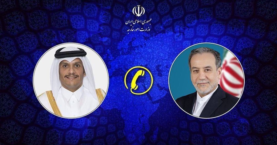 مباحثات هاتفية بين وزير الخارجية الايراني ورئيس الوزراء القطري