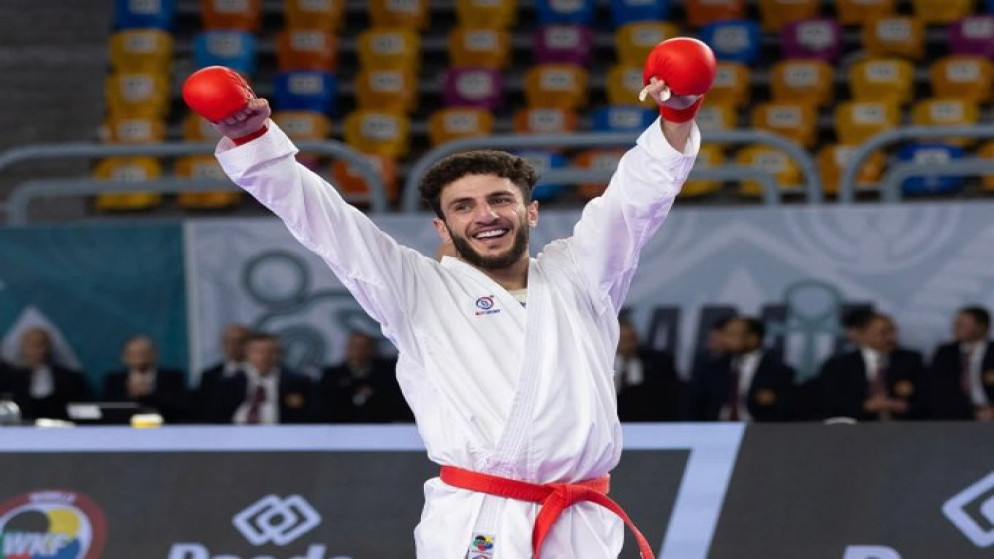 انجاز رياضي جديد للبطل عفيف غيث في الدوري العالمي للكراتيه