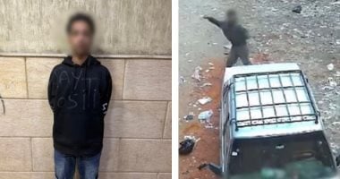 أمن القليوبية يضبط بلطجيا حطم سيارة محاسب فى الخصوص