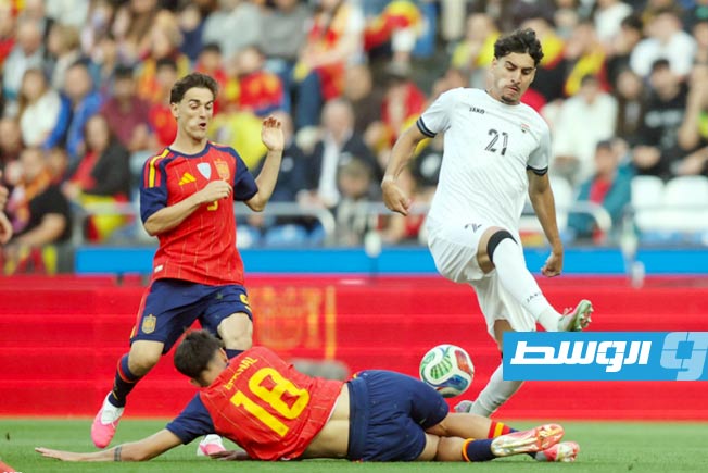 فيديو: استقبل هدفًا عالميًا من العراق.. دي لا فوينتي سعيد لعدم إصابة لاعبي المنتخب الإسباني