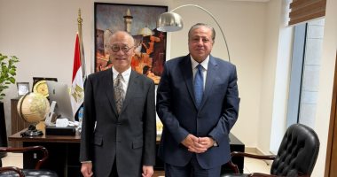 رئيس جهاز الملكية الفكرية يستقبل السفير اليابانى لبحث التعاون المشترك