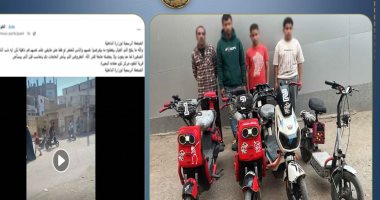 نهاية «تخيمس» الدراجات.. سقوط 3 شباب عرضوا حياة المارة للخطر من أجل الشهرة