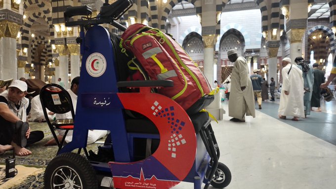 الهلال الأحمر بالمدينة يعيد النبض لحاج إندونيسي
