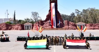 انطلاق فعاليات التدريب المصرى الهندى المشترك «إعصار