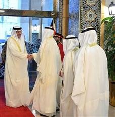 سمو ولي العهد يؤدي صلاة العيد في مسجد الدولة الكبير