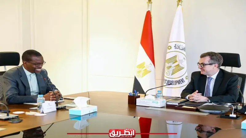 وزير التخطيط يبحث مع ممثلي البنك الإفريقي للتنمية سبل تعزيز التعاون لدفع مجالات التنمية الاقتصادية