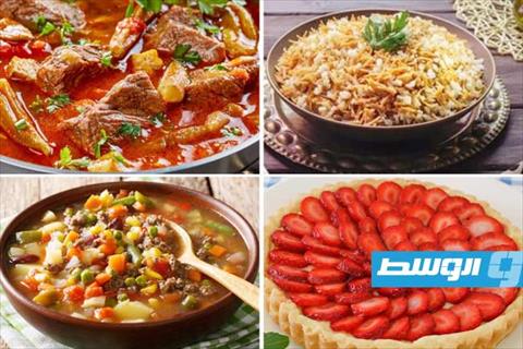 بامية وتارت فراولة على مائدة سادس أيام رمضان