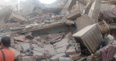 إصابة شخصين إثر سقوط أجزاء من عقار قديم بالعطارين الإسكندرية