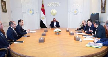 الرئيس السيسى يبحث مع رئيس مجلس إدارة GCL سبل التعاون مع الشركة الصينية فى الطاقة المتجددة.. تشو جونج شن يشيد بإجراءات الدولة المصرية لتشجيع وجذب الاستثمارات الأجنبية.. ويؤكد: موقع مصر جاذب لرؤوس الأم