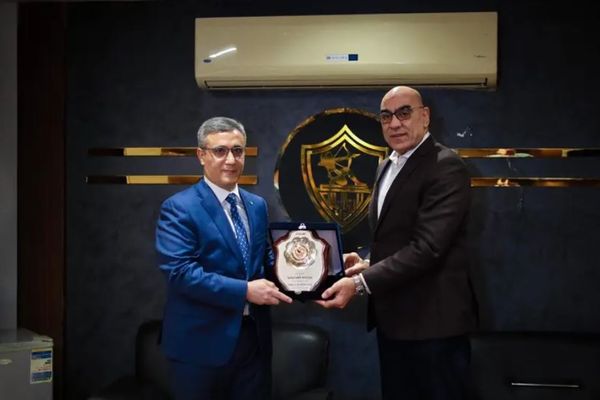 نادي الزمالك يستقبل سفير الجزائر بمصر