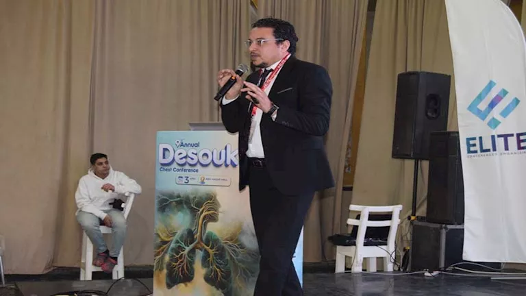 تفاصيل افتتاح النسخة التاسعة لمؤتمر أمراض الصدر بدسوق