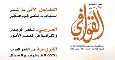 الشعر في واقع الناس يحيا وبدايات شعرية في عدد القوافى الجديد