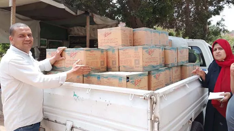ضبط مصنع مياه فى القليوبية يزور علامات تجارية شهيرة