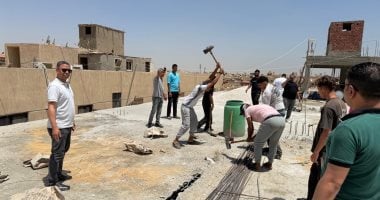 حملات مكثفة بهضبة الأهرام لإزالة المخالفات ورفع الإشغالات ومتابعة النظافة..صور