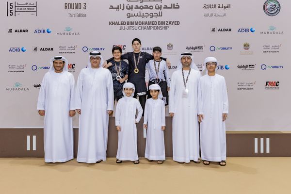 الشارقة للدفاع عن النفس يتصدر منافسات اليوم الأول من الجولة الـ 3 لبطولة خالد بن محمد بن زايد للجوجيتسو