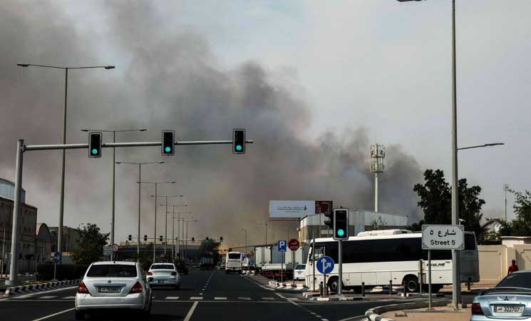 مسيرتان إيرانيتان تستهدفان محطة كهرباء ومنشأة طاقة في قطر
