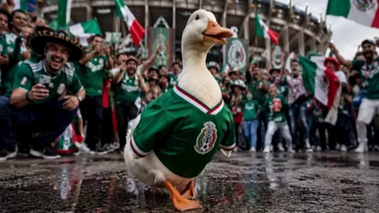 البطة” ميرلين” تخطف الأضواء في كأس العالم