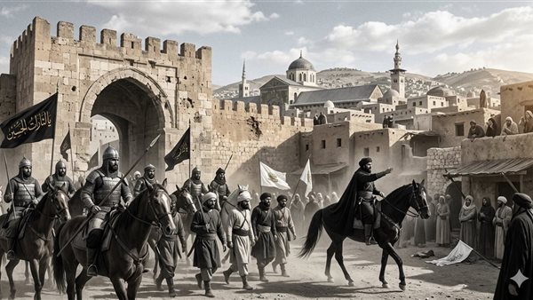 زي النهاردة، رايات العباسيين السوداء تدخل دمشق وتطوي صفحة 90 عامًا من حكم الأمويين