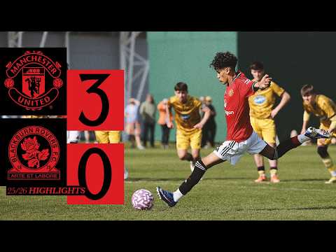 Three Goals For United! | Man Utd U18s v Blackburn U18s