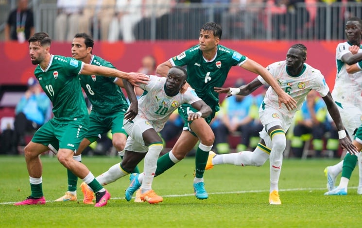 العراق المنقوص يودع بخسارة ثالثة موجعة أمام السنغال 0-5