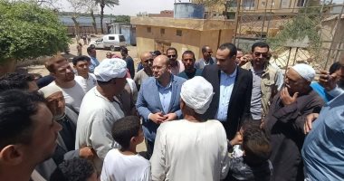 نائب محافظ الجيزة يتابع جهود تقنين أراضى أملاك الدولة بمركز أطفيح