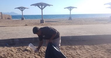 حملات مكثفة لرفع كفاءة كورنيش وشاطئ نويبع حفاظا على المظهر الحضاري للمدينة