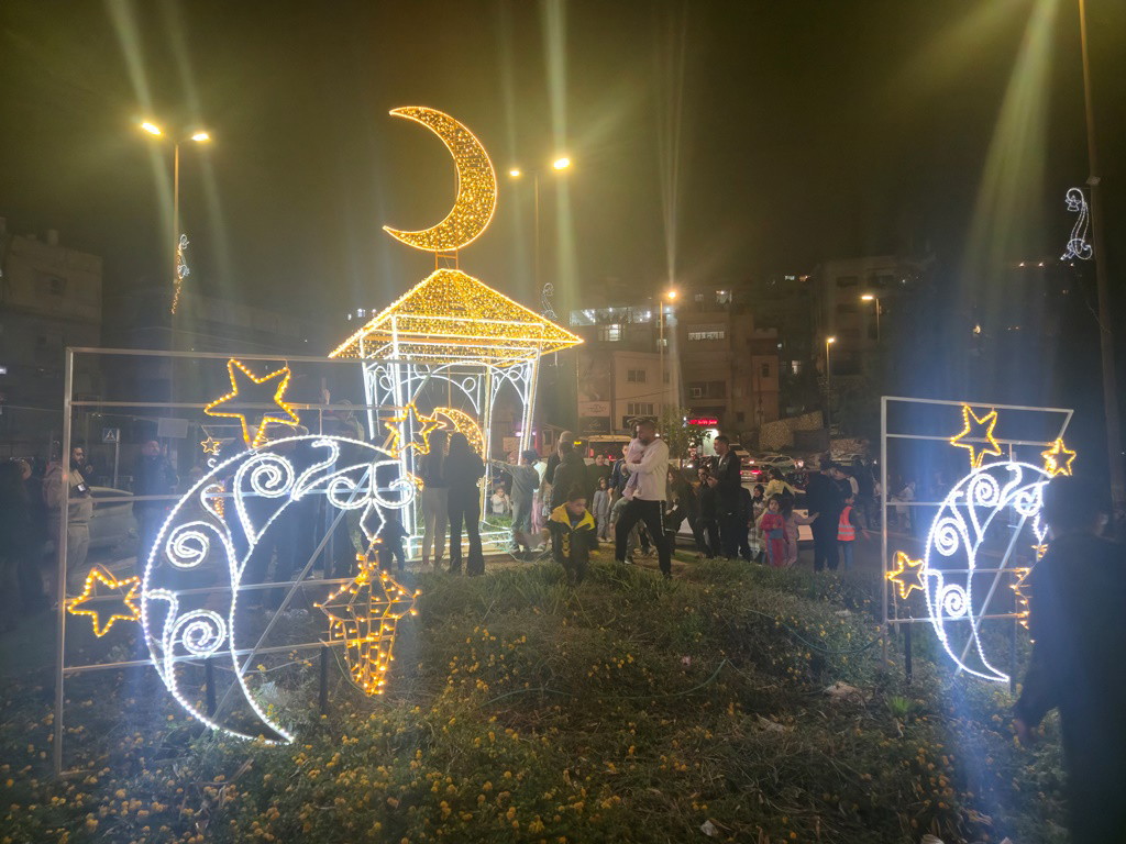الاحتفال بإضاءة فانوس رمضان في يافة الناصرة
