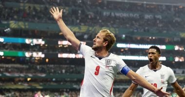 هاري كين يسجل ثالث أهداف منتخب إنجلترا في شباك المكسيك