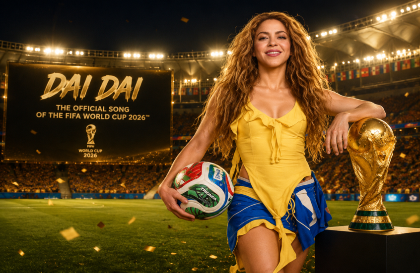 شاكيرا تكشف أول مقطع من أغنية مونديال 2026