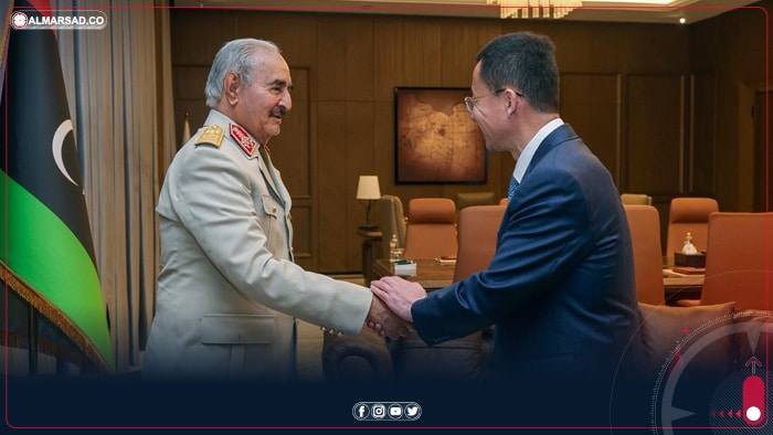 المشير حفتر يبحث مع السفير الصيني توسيع التعاون والشراكة الاستراتيجية