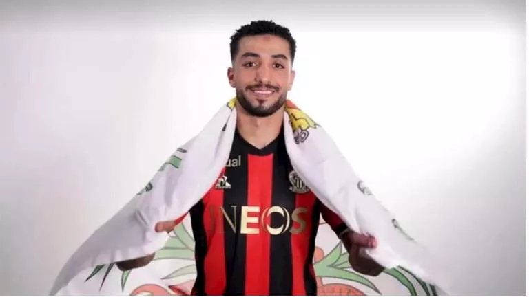 محمد عبدالمنعم يلتقي بشري سارة مع نيس الفرنسي