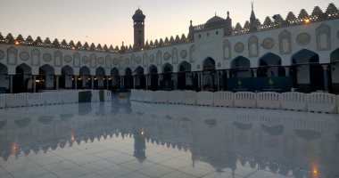 بعد ليلة القدر.. إنهاء أعمال النظافة والتطهير والتعقيم بالجامع الأزهر