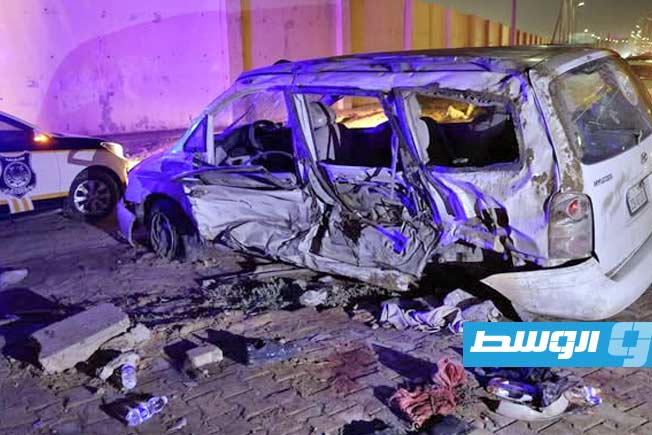 إصابات بحادث سير قرب جزيرة معيتيقة في طرابلس