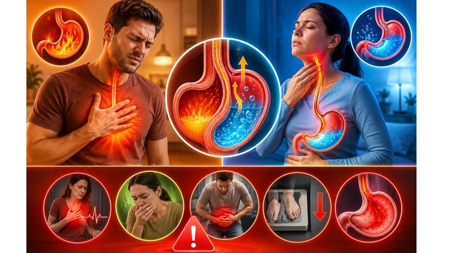 الحموضة المتكررة.. متى تشير إلى الارتجاع المعدي المريئي؟