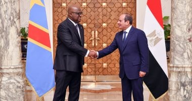 خلال مباحثاتهما بالقاهرة.. الرئيس السيسى ونظيره الكونغولى يشددان على ضرورة احترام القانون الدولي المنظم للأنهار العابرة للحدود.. ومواصلة العمل لتعزيز التبادل التجاري والاستثمارات بين مصر والكونغو الدي