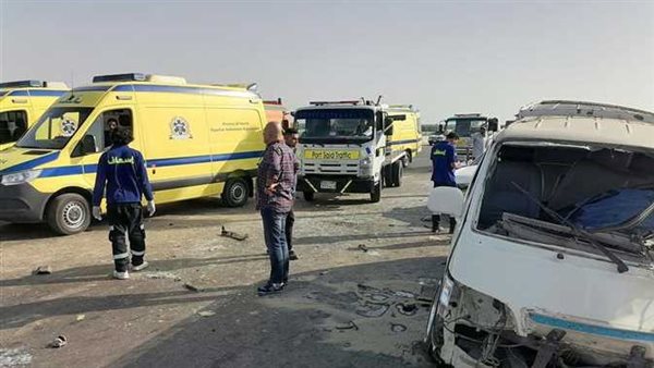 مصرع شخص وإصابة آخر في حادث على الطريق الزراعي بالصف