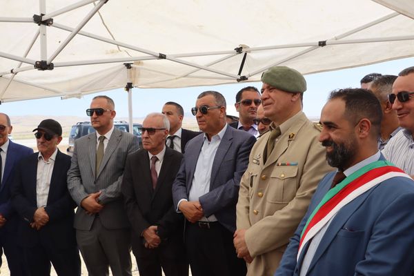 جلاوي يطلق أشغال تمديد منشأة هيدروليكية بمطار تبسة