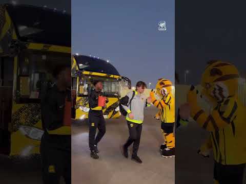 وصول النمور الى ملعب اللقاء #الاتحاد_الخلود