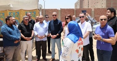 محافظ الجيزة يشهد الاستعدادات النهائية لبدء إنشاء مجمع مدارس كعابيش